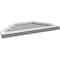 Ekena Millwork Octagonal Top Surface Mount PVC Gable Vent w/ 2"W x 2"P Brickmould Sill Frame, 32"W x 16"H GVPOT32X1603SF - alternate 4